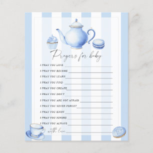 Papier Tea party - Partie prières pour le jeu de bébé
