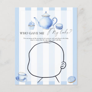 Papier Tea party - Qui m'a donné mon look baby game