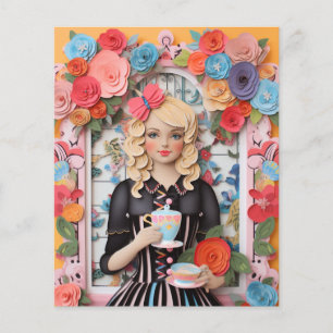 Papier Tea Time Elegance : Dress Up Paper Dolls