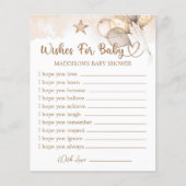 Papier Teddy Bear Baby shower Wives for Baby Card (Devant)