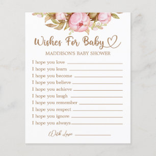 Papier Teddy Bear Baby shower Wives for Baby Card