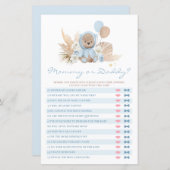 Papier Teddy Bear Maman Ou Papa Devine Qui L'A Dit Jeu (Devant / Derrière)