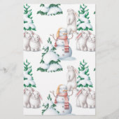 Papier Temps Capsule Baby shower d'hiver Jeu (Dos)