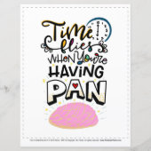 Papier Temps volées Lorsque vous vous amusez, ajuster à 8 (Devant)