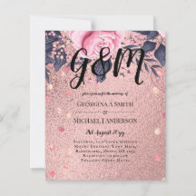 Tendance ROSEGOLD Mariage Metallic rose marine Par