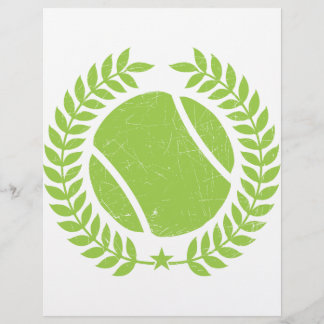 Papier Tennis Ball et tennis Team Design Vintage