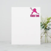 Papier Tennis féminin (Debout devant)