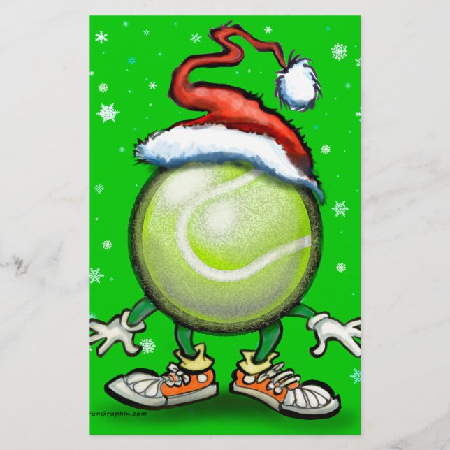 Papier Tennis Noël (Devant)