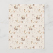 Papier Tenue Boho Bébé Fille Baby Shower Bohème Hallo (Dos)