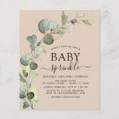 Papier Terracotta Baby Sprinkle Douche Invitation (Devant)