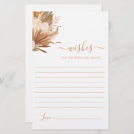 Papier Terracotta Boho Wives for the Bride card (Devant / Derrière)