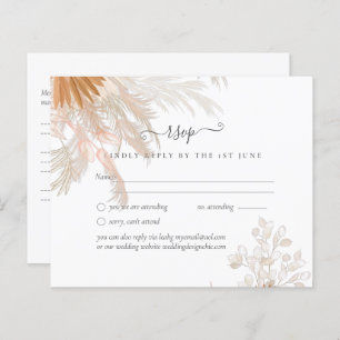 Papier Terracotta Pampas Mariage Tropical Grass