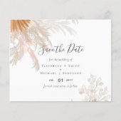 Papier Terracotta Pampas Mariage Tropical Grass (Devant)