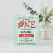 Papier Terrain de football mignon et ruban Budget 1er ann (Debout devant)