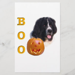 Papier Terre-Neuve Landseer Halloween Boo