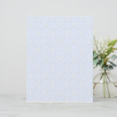 Papier Tête de lettre de flocon de neige (Debout devant)