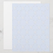 Papier Tête de lettre de flocon de neige (Devant / Derrière)