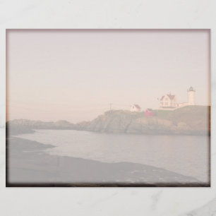 Papier Tête de lettre du phare de Nubble