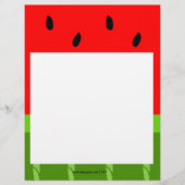 Papier Tête de pastèque (Devant)