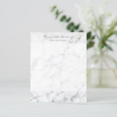 Papier Texture de marbre blanc faux aspect & texte person (Debout devant)