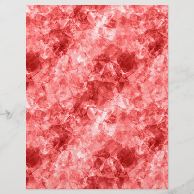 Papier Texture rouge froissée (Devant)