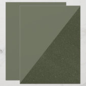 Papier Texturé Vert Mousse Diagonale (Devant / Derrière)