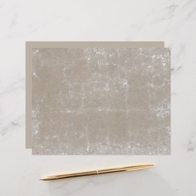 Papier Texture Vintage Pastel Tan Blanc Découpage (Devant/Arrière en situation)