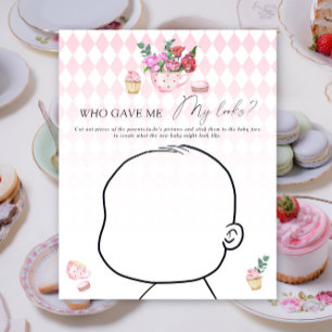 Papier Thé à la fête - Qui m'a donné mon apparence bébé j