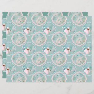 Papier Thé et Tulipes