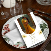 Papier The Golden Hour Grace Photo Floral Wedding Program