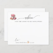 Papier Thé nuptial | Conseil (Devant / Derrière)