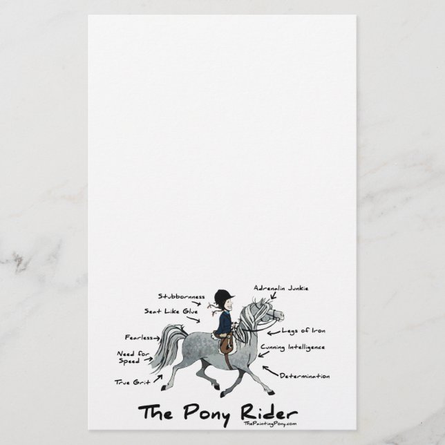 Papier The Pony Rider (Devant)