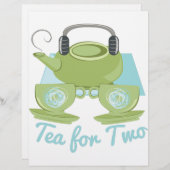 Papier Thé pour deux (Devant / Derrière)