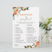 Papier Thème Citrus ce qui se passe sur votre jeu de télé (Debout devant)