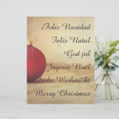 Papier Thème de Noël avec balle de Noël (Debout devant)