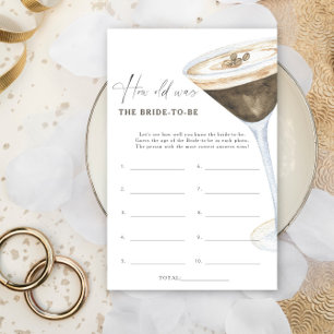 Papier Thème du café Quel âge avait la mariée pour être u