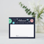 Papier Thème Espace Douche Conseils pour la maman à être (Debout devant)