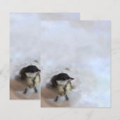 Papier Tidi my Bird le Parus Major (Devant / Derrière)