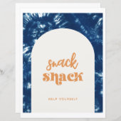 Papier Tie Dye Surf | Symbole d'accrochage (Devant / Derrière)