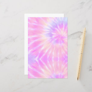 Papier Tiedye Pastel Rainbow Spirale Hippie Tie Dye
