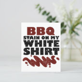 Papier Tige barbecue sur mon blanc (Debout devant)