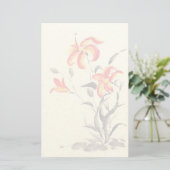 Papier Tiger Lily - rouge (Debout devant)