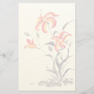 Papier Tiger Lily - rouge