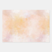 Papier Tissu Foxes Peach Watercolor (Devant 2)