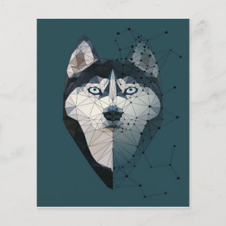 Papier Toile Husky Constellation