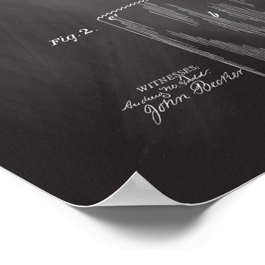 Papier toilette Brevet papier Imprimer tableau noi (Coin)