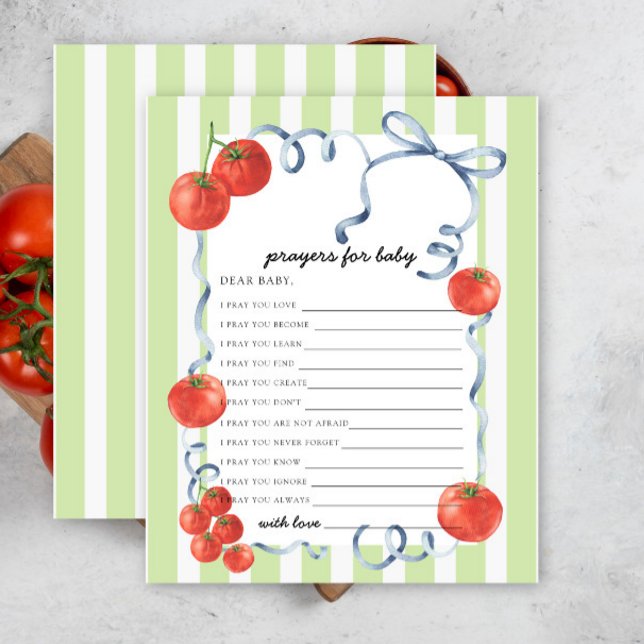 Papier Tomate - jeu de fête | prières pour bébé (Créateur téléchargé)