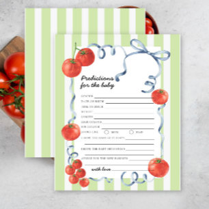 Papier Tomate - prédictions et conseils pour bébé