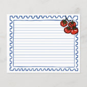 Papier Tomato Italian bridal shower recipe card (Dos)