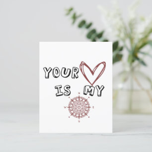 Papier Ton coeur est mon boussole